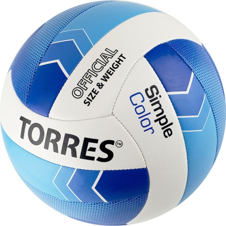 Купить Мяч волейбольный Torres Simple Color любительский р.5 в Верхнийуфалее 